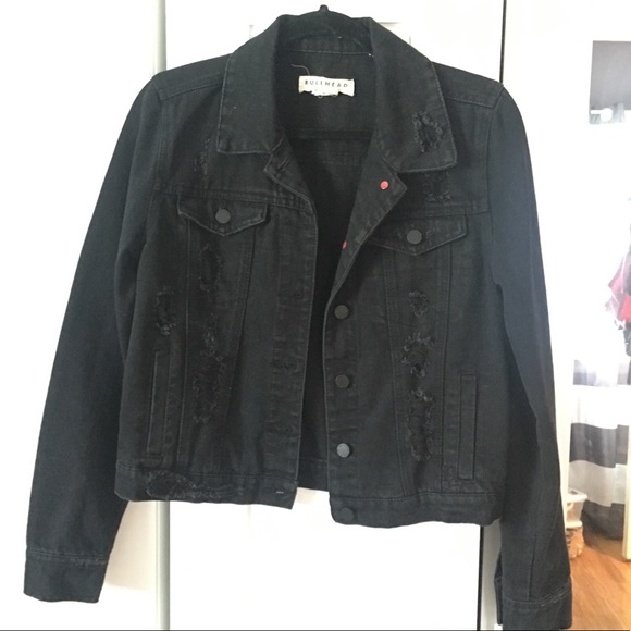 black denim jacket pacsun